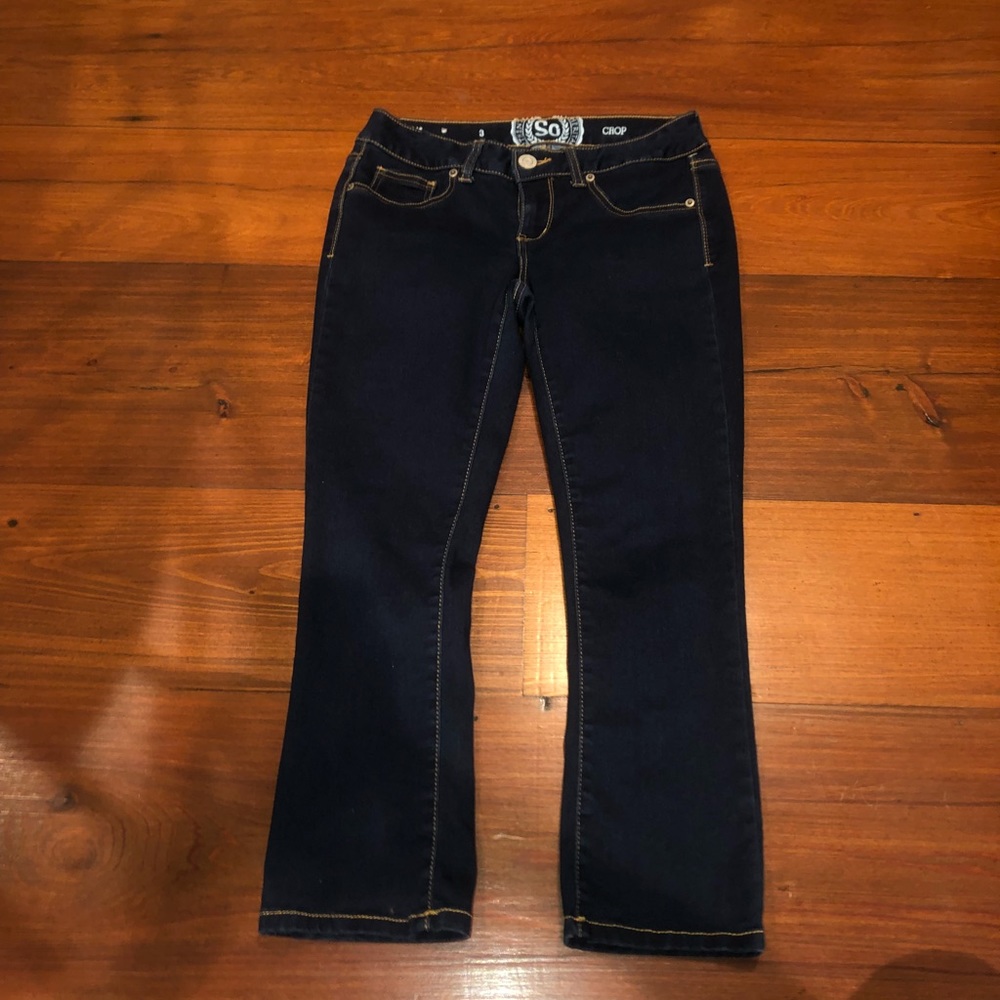Denim capris